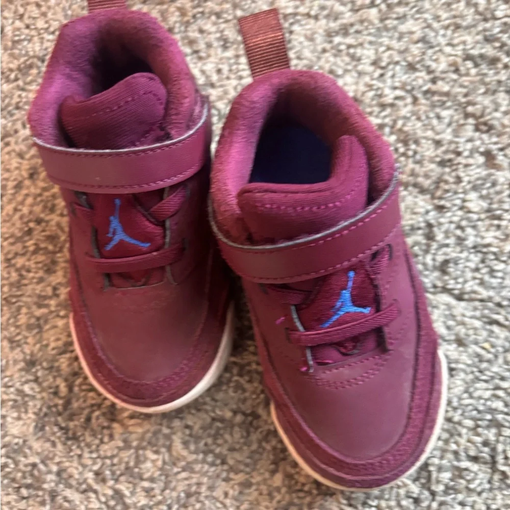 Toddler Jordan Maroon Brooklyn Sneakers